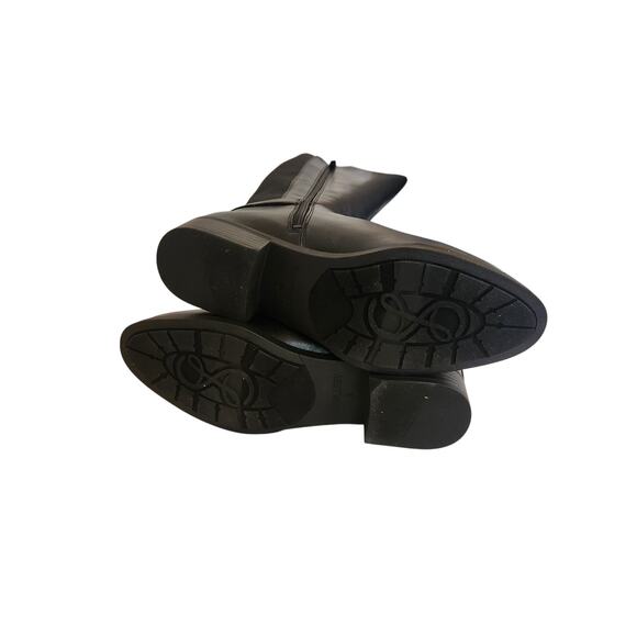 NIB Sam And Libby Percy Regular Calf Knee High Riding Boots Black 9 - Picture 10 of 11